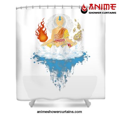 Avatar Meditate Shower Curtain W59 X H71 / White