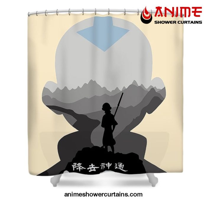 Avatar The Last Airbender Aang Nature Shower Curtain