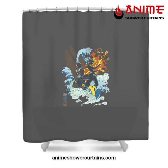 Avatars Shower Curtain W59 X H71 / Gray