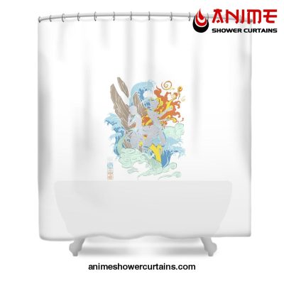 Avatars Shower Curtain W59 X H71 / White