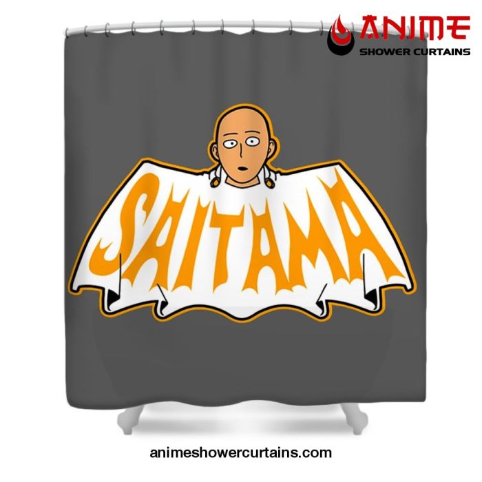 Bat Saitama Shower Curtain W59 X H71 / Gray