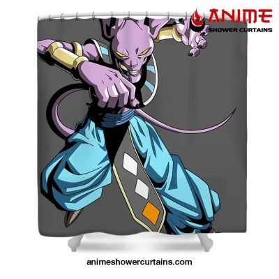 Beerus Shower Curtain W59 X H71 / Gray