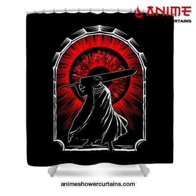 Berserk Anime Shower Curtain W59 X H71 / Black