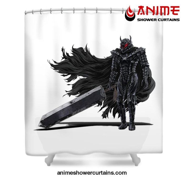 Berserk Armor Shower Curtain W59 X H71 / White