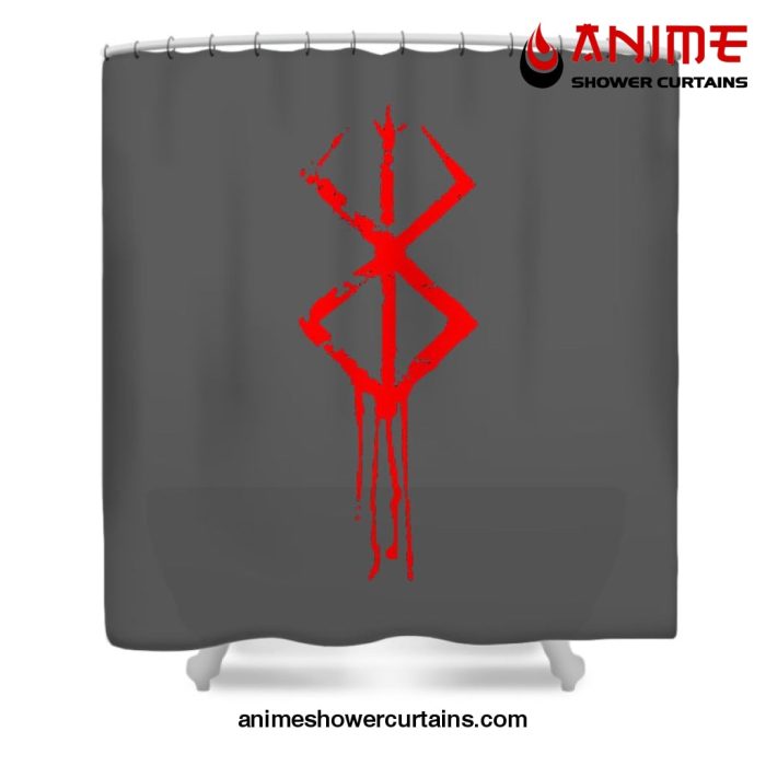 Berserk Brand Shower Curtain W59 X H71 / Gray