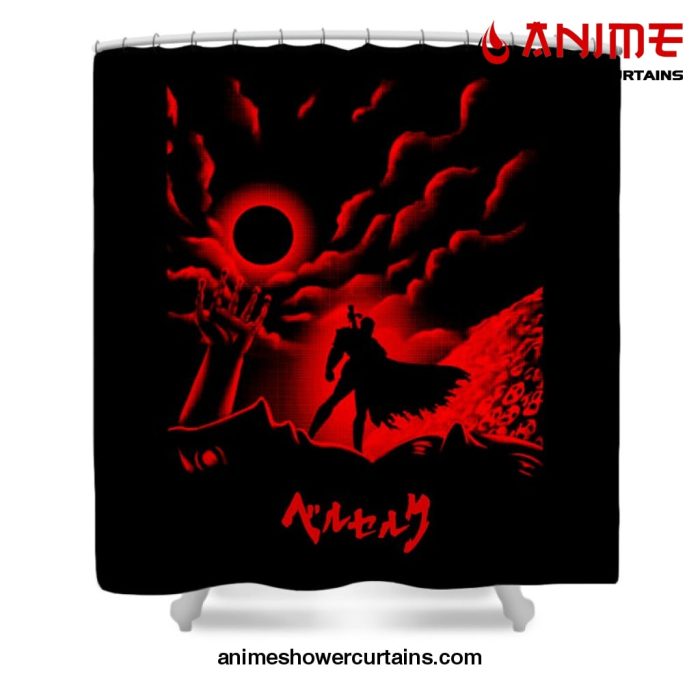 Berserk Dark Shower Curtain W59 X H71 / Black