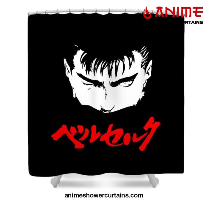 Berserk Guts Shower Curtain W59 X H71 / Black