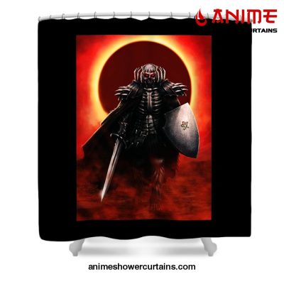 Berserk Kinght Shower Curtain W59 X H71 / Black