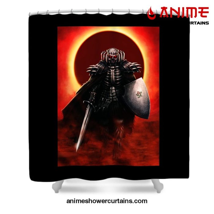 Berserk Kinght Shower Curtain W59 X H71 / Black