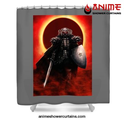 Berserk Kinght Shower Curtain W59 X H71 / Gray