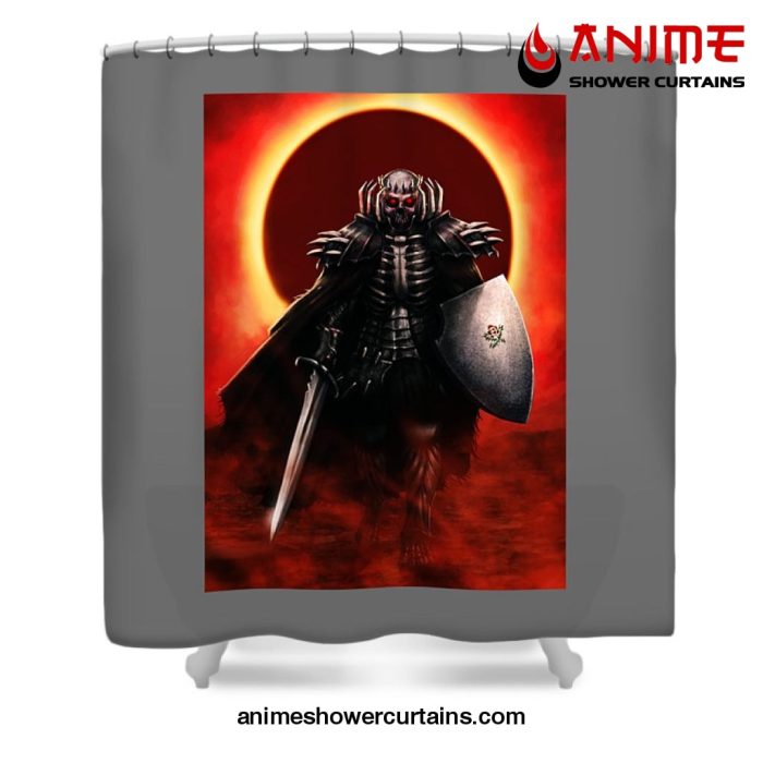 Berserk Kinght Shower Curtain W59 X H71 / Gray