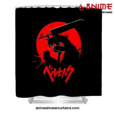 Berserk Shower Curtain W59 X H71 / Black