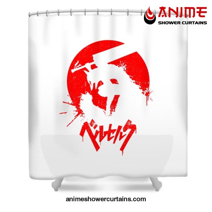 Berserk Shower Curtain W59 X H71 / White