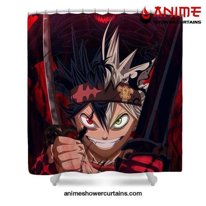 Black Clover Asta Shower Curtain