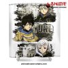 Black Clover Asta Yuno Noelle Shower Curtain