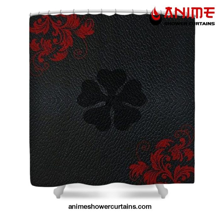 Black Clover Leaf Shower Curtain