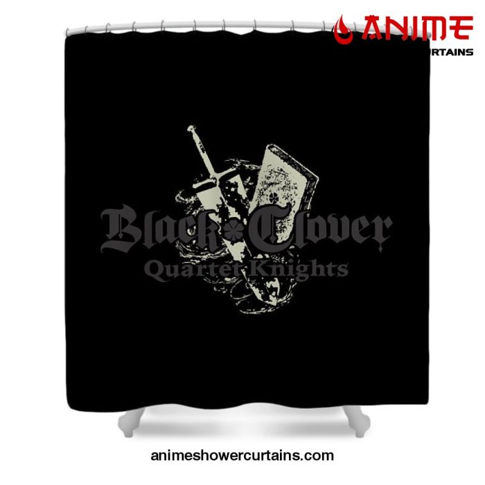 Black Clover Quartet Knight Shower Curtain W59 X H71 /