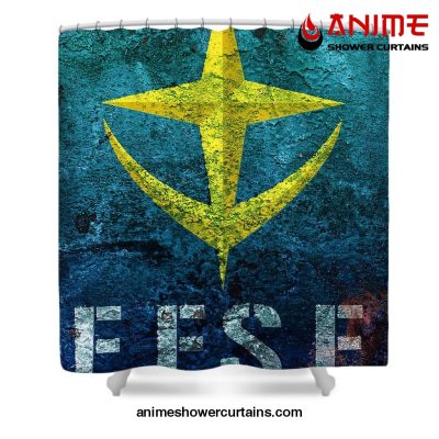 Blue Efsf Logo Shower Curtain