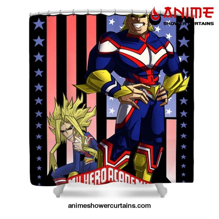 Boku No Hero Academia Shower Curtain W59 X H71 / Black