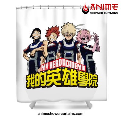 Boku No Hero Mha Shower Curtain W59 X H71 / White