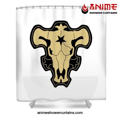 Bulls Shower Curtain W59 X H71 / White