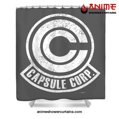 Capsule Corp Dbz Shower Curtain W59 X H71 / Gray