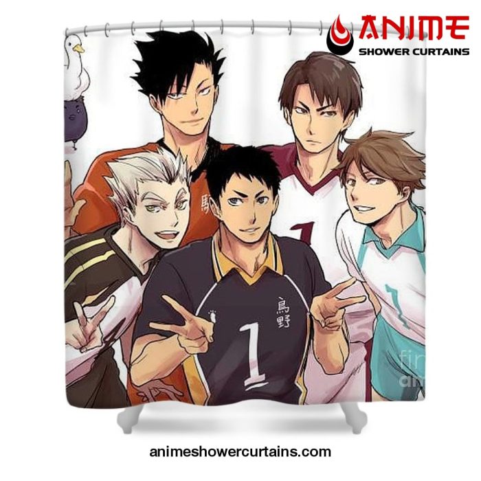 Captain Haikyuu Shower Curtain