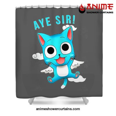 Cat Aye Sir Shower Curtain W59 X H71 / Gray