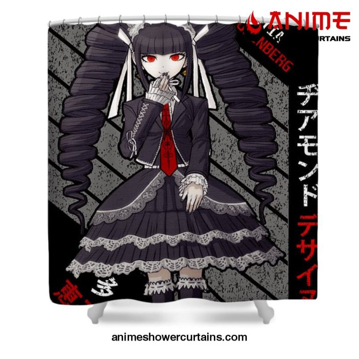 Celestia Ludenberg Shower Curtain W59 X H71 / Black