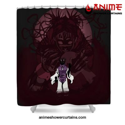 Choco Jujutsu Kaisen Shower Curtain W59 X H71 / Black