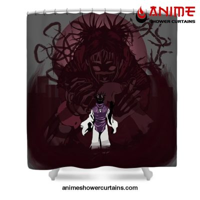 Choco Jujutsu Kaisen Shower Curtain W59 X H71 / Gray