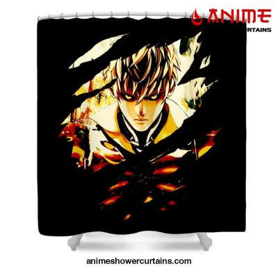 Cool Genos Shower Curtain W59 X H71 / Black