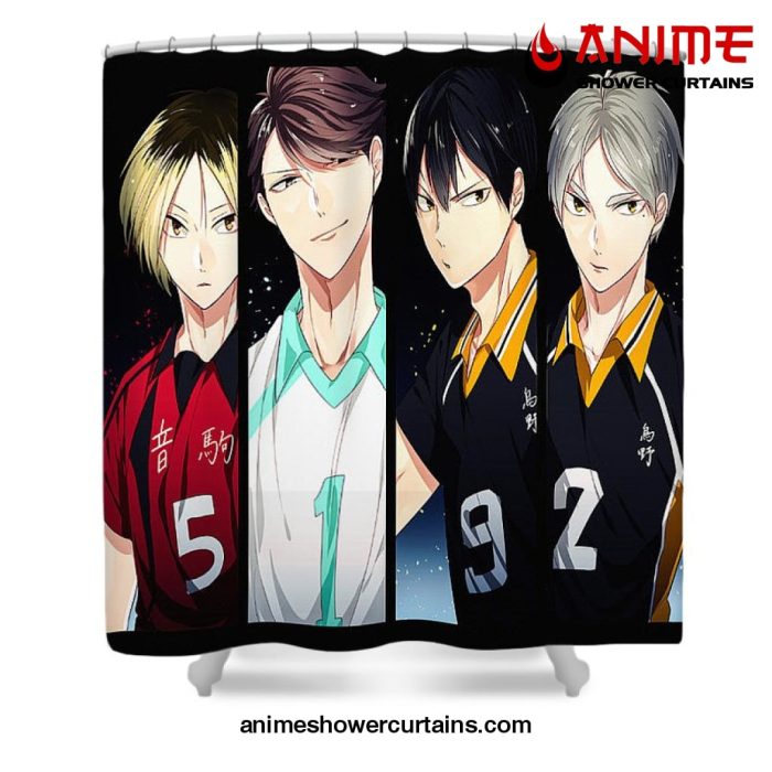 Cool Haikyuu Boys Shower Curtain