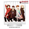 Cool Haikyuu Shower Curtain W59 X H71 / White