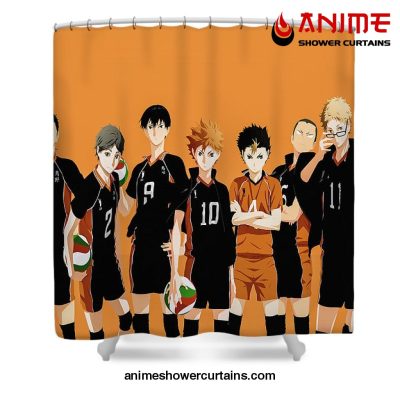 Cool Haikyuu Team Shower Curtain