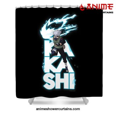 Cool Kakashi Shower Curtain W59 X H71 / Black