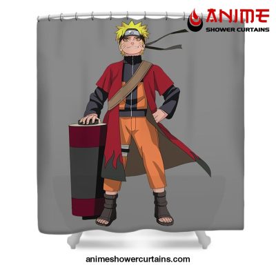 Cool Naruto Shower Curtain W59 X H71 / Gray