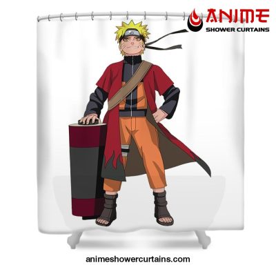 Cool Naruto Shower Curtain W59 X H71 / White