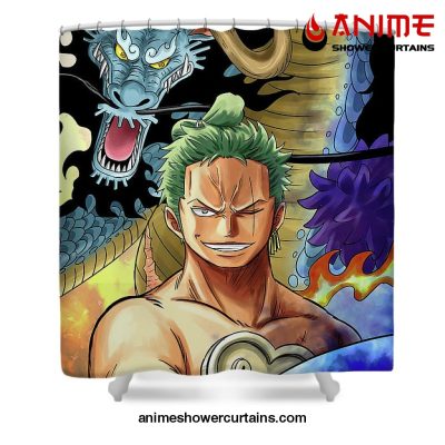 Cool One Piece Zoro Roronoa Shower Curtain