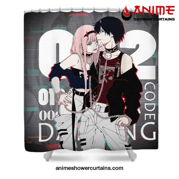 Cool Zero Two Hiro Shower Curtain