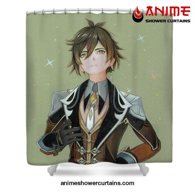 Cool Zhongli Shower Curtain