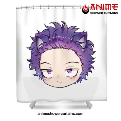 Cute Hitoshi Shinso Shower Curtain W59 X H71 / White