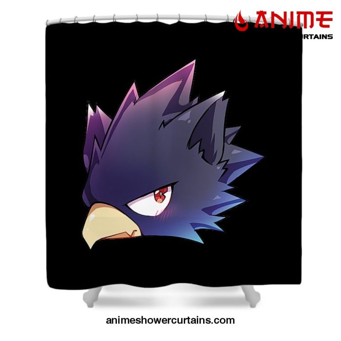 Cute Tokoyami Shower Curtain W59 X H71 / Black