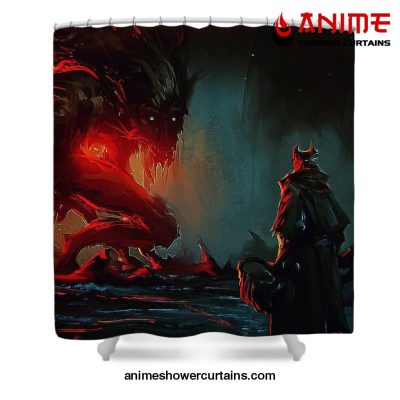 Dark Souls Dragon Shower Curtain