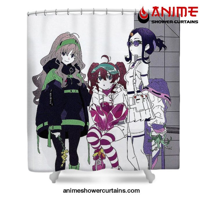 Darling In The Franxx Female Characters Shower Curtain