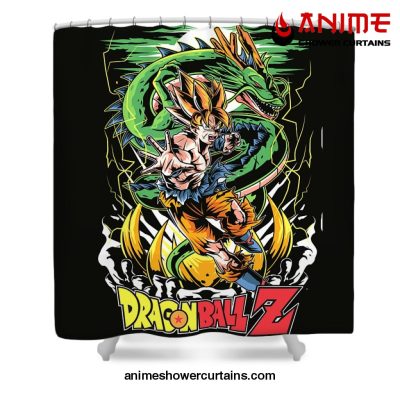 Dbz Shower Curtain W59 X H71 / Black