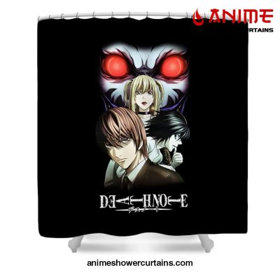 Death Note Main Cast Shower Curtain W59 X H71 / Black