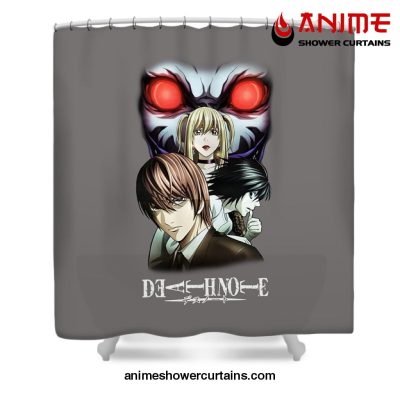 Death Note Main Cast Shower Curtain W59 X H71 / Gray