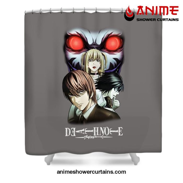 Death Note Main Cast Shower Curtain W59 X H71 / Gray