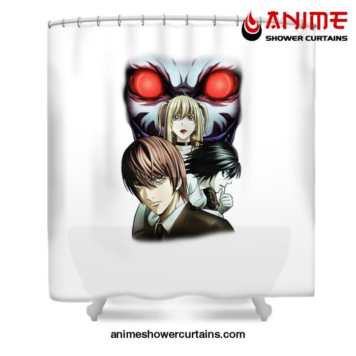 Death Note Main Cast Shower Curtain W59 X H71 / White